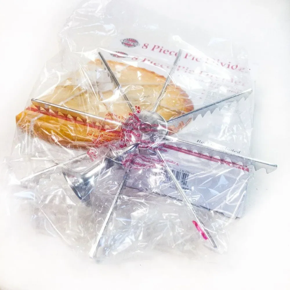 New Norpro 8 Piece Pie Divider Baking Tool